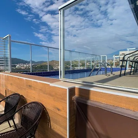 Apartamento Encantador, Alto Padrao Com Rooftop Pocos de Caldas Exterior photo